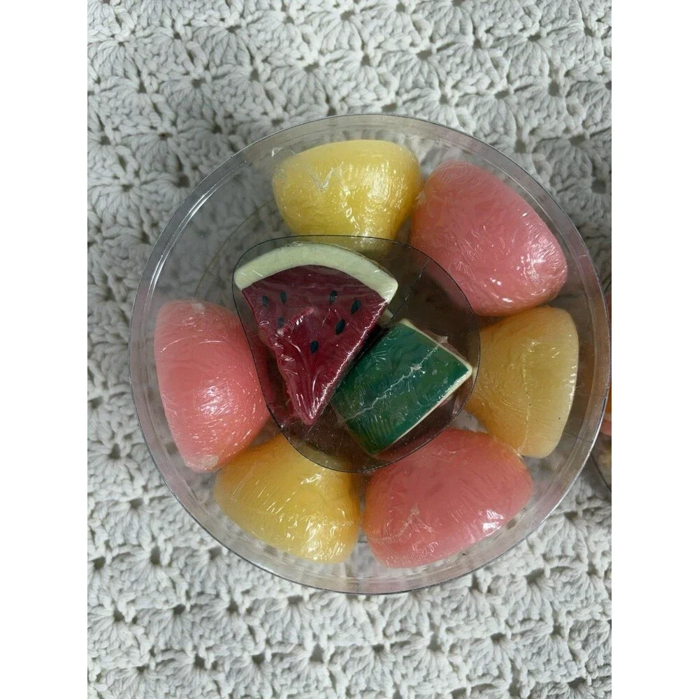 2 Kimberly’s Floating Candles Bougies Set Of 9 Oranges Lemons Watermelon Fruits